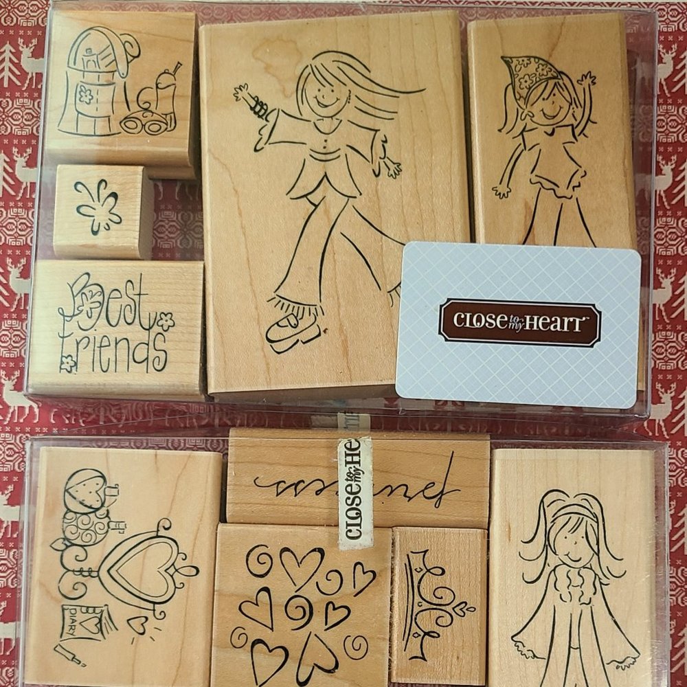 Close to my Heart Girl/Best Friend Stamp Set